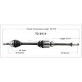 Surtrack Axle Cv Axle Shaft, To-8414 TO-8414